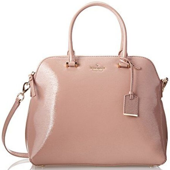 Kate Spade Margot Cedar Street Rose  Patent Leather Satchel Crossbody - Picture 1 of 5